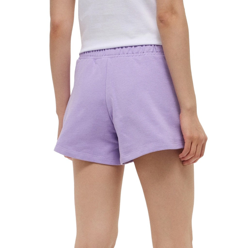 Guess Effen short met zakken en logo – Lila