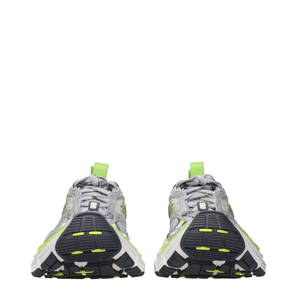 Balenciaga Sneakers van textiel met plateauzool – Grijs / Groen