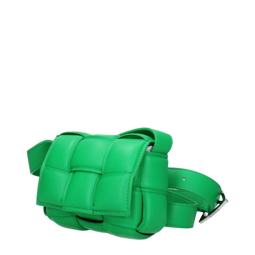 Bottega Veneta Mini crossbodytas van leer – Groen