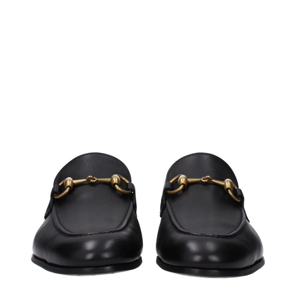 Gucci Herenloafers met leren zool – Zwart