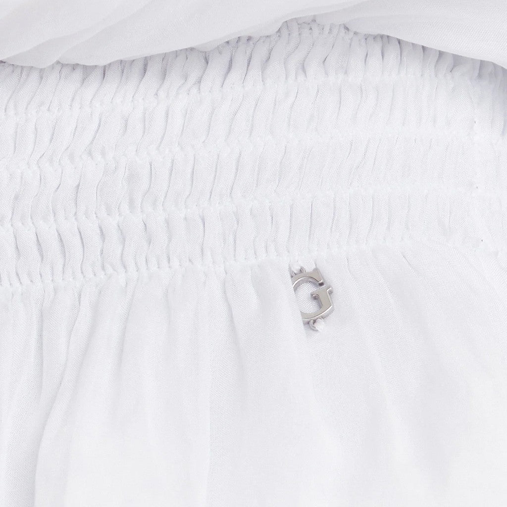 Guess Effen blouse met lange mouwen – Wit
