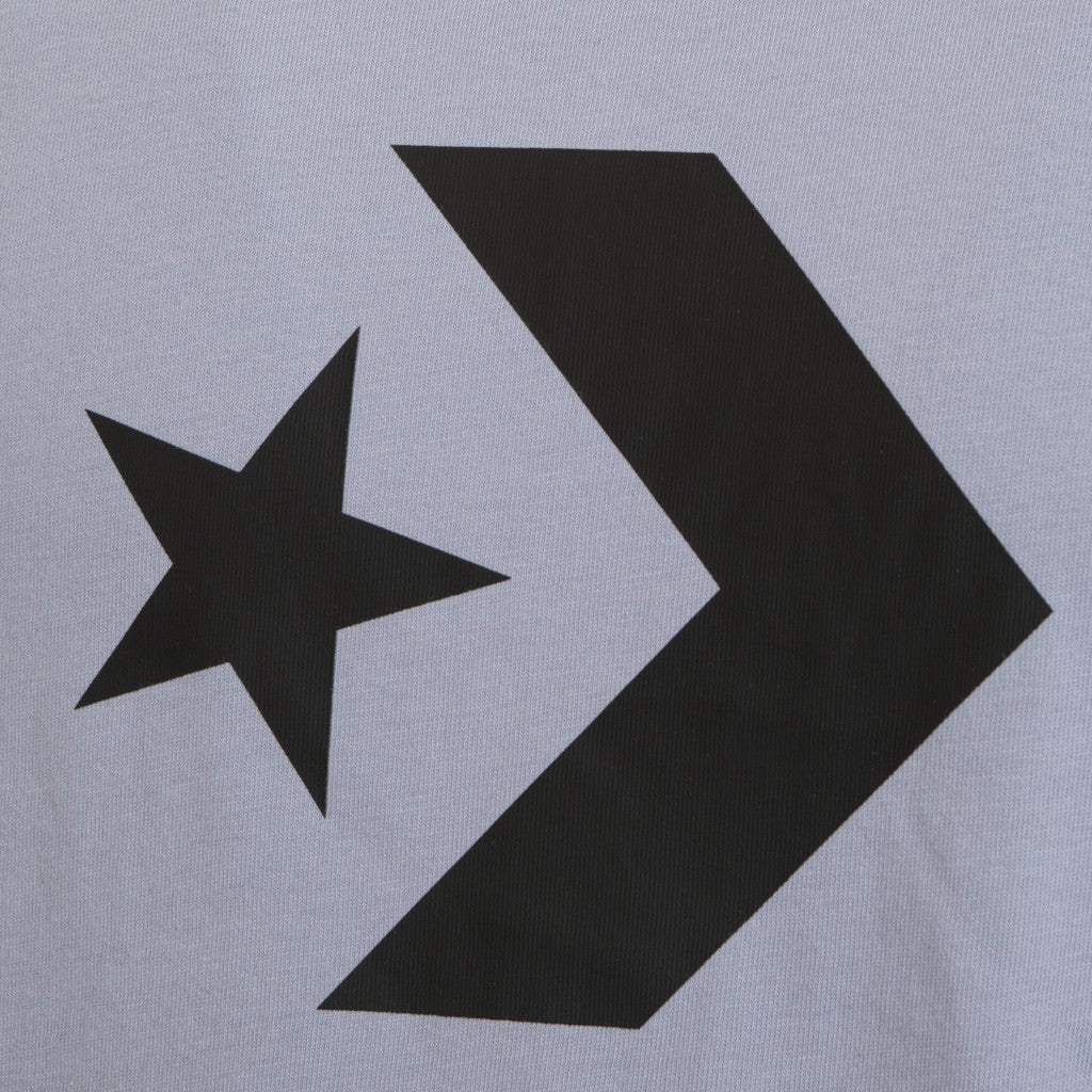 Converse T-shirt met print en bedrukt logo – Paars