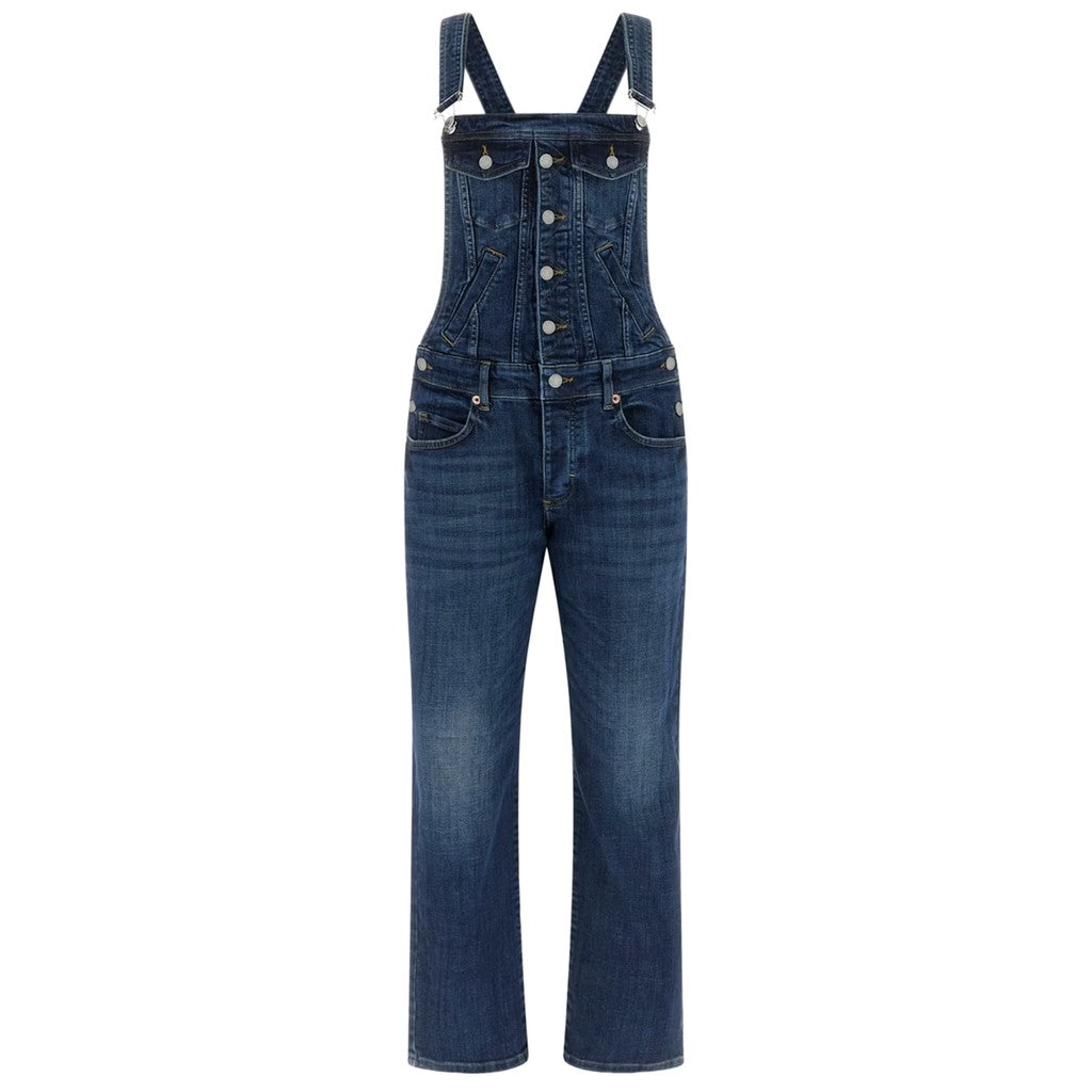 Guess Katoenen jumpsuit – Blauw