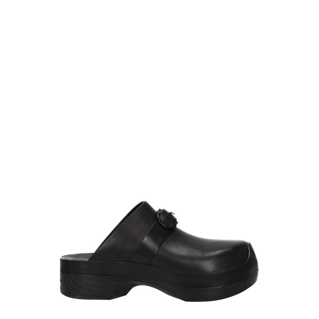 Salvatore Ferragamo Nope Muiltjes – Zwart