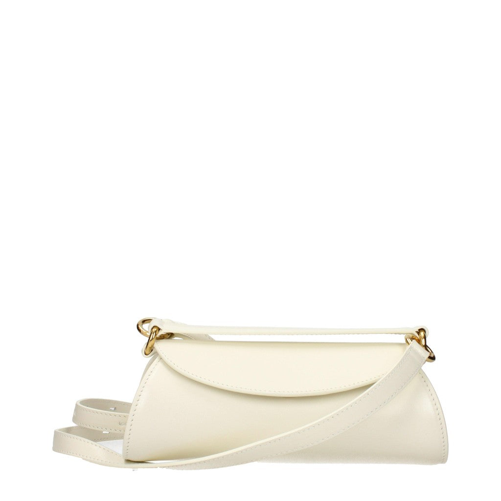 Jil Sander Cannolo Mini Crossbodytas – Crème