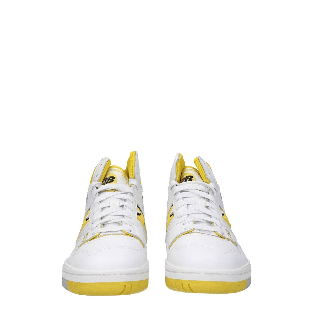 New Balance 650 Sneakers van leer en stof – Wit / Geel