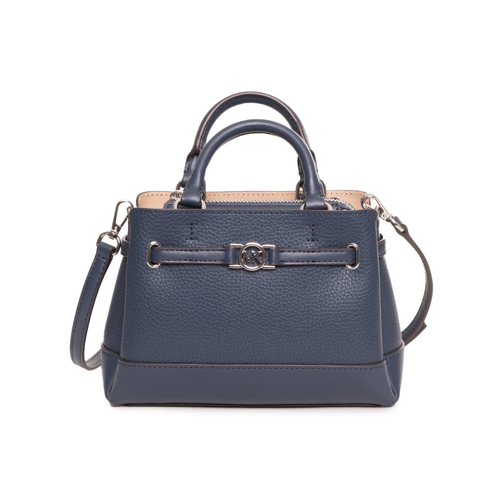 Michael Kors Reed Minitas met logo en ritssluiting – Marineblauw