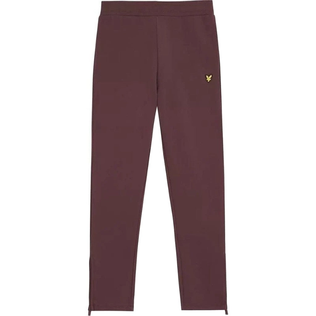 Lyle & Scott Kids Joggingbroek met trekkoord en logo – Bordeauxrood