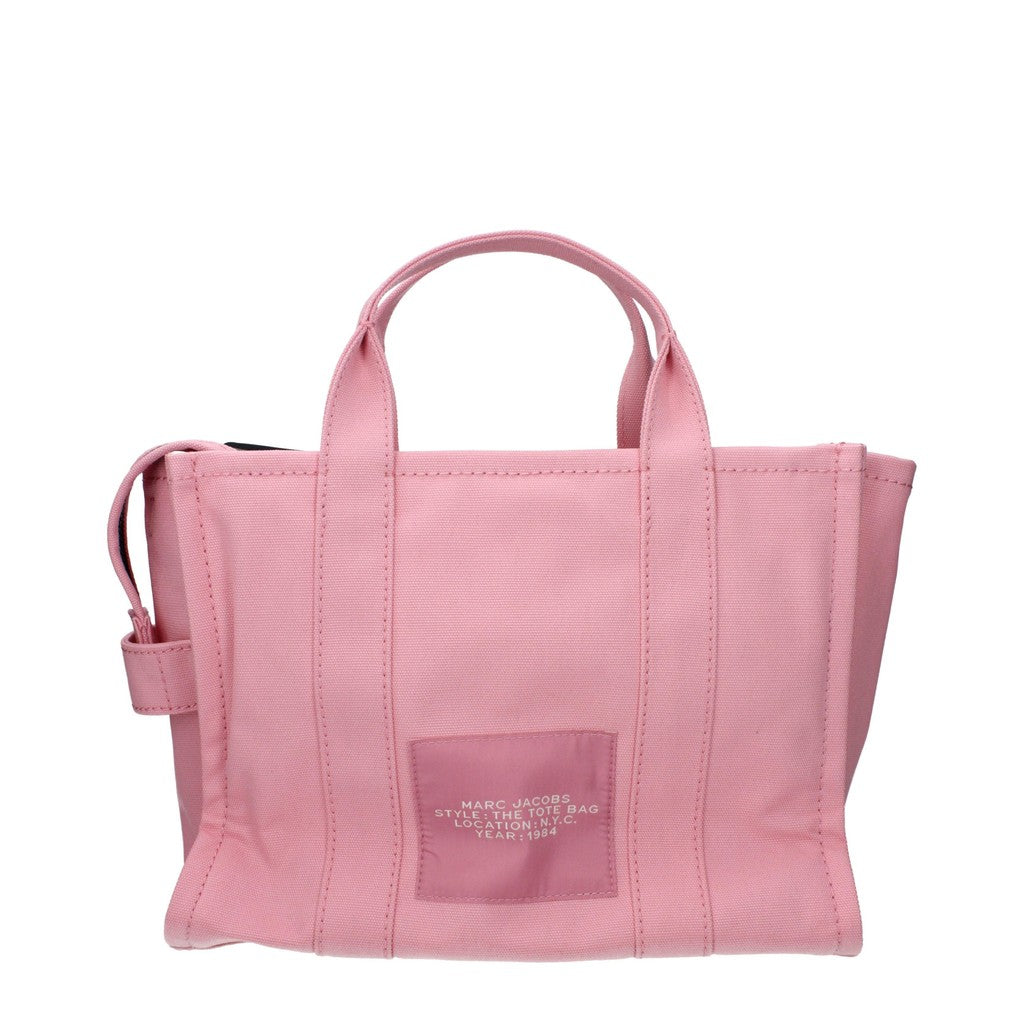 Marc Jacobs The Tote Shopper van stof met schouderband – Roze