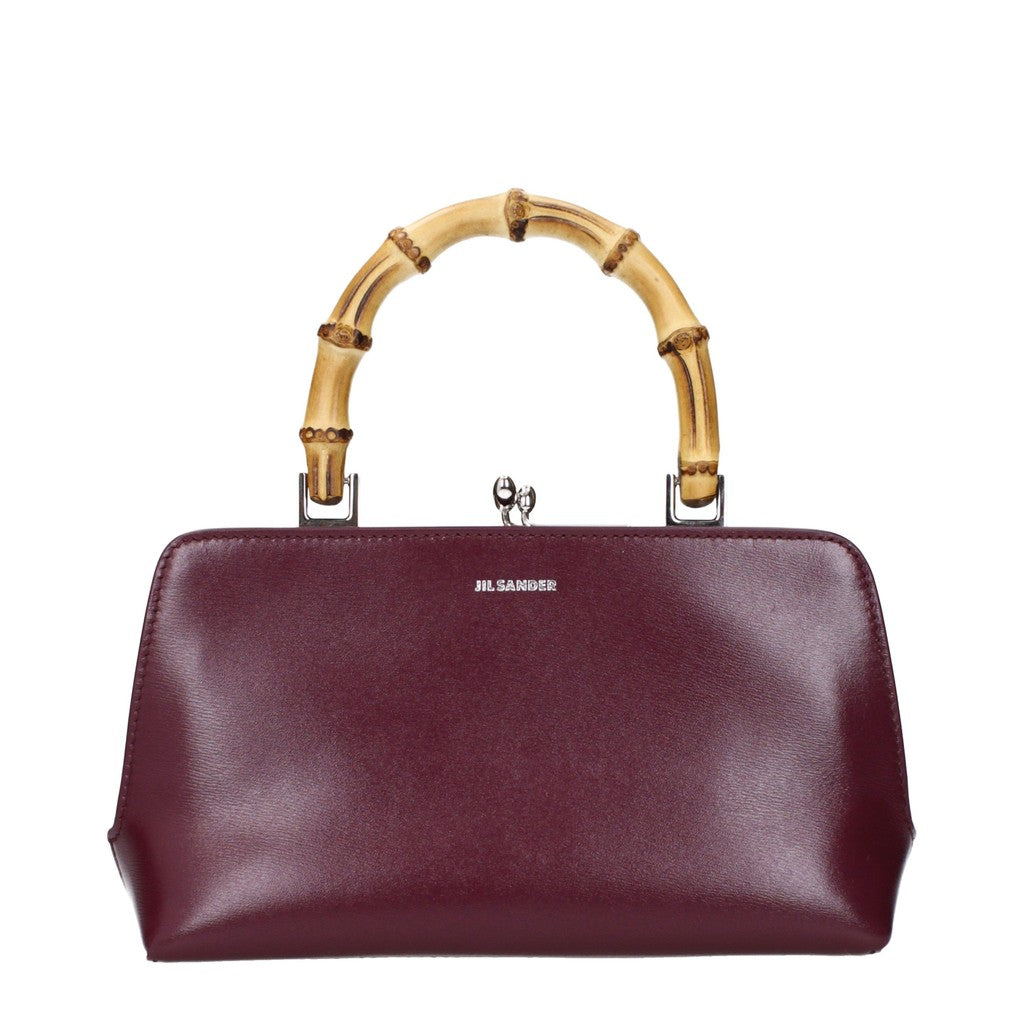 Jil Sander Goji Mini Handtas – Bordeaux