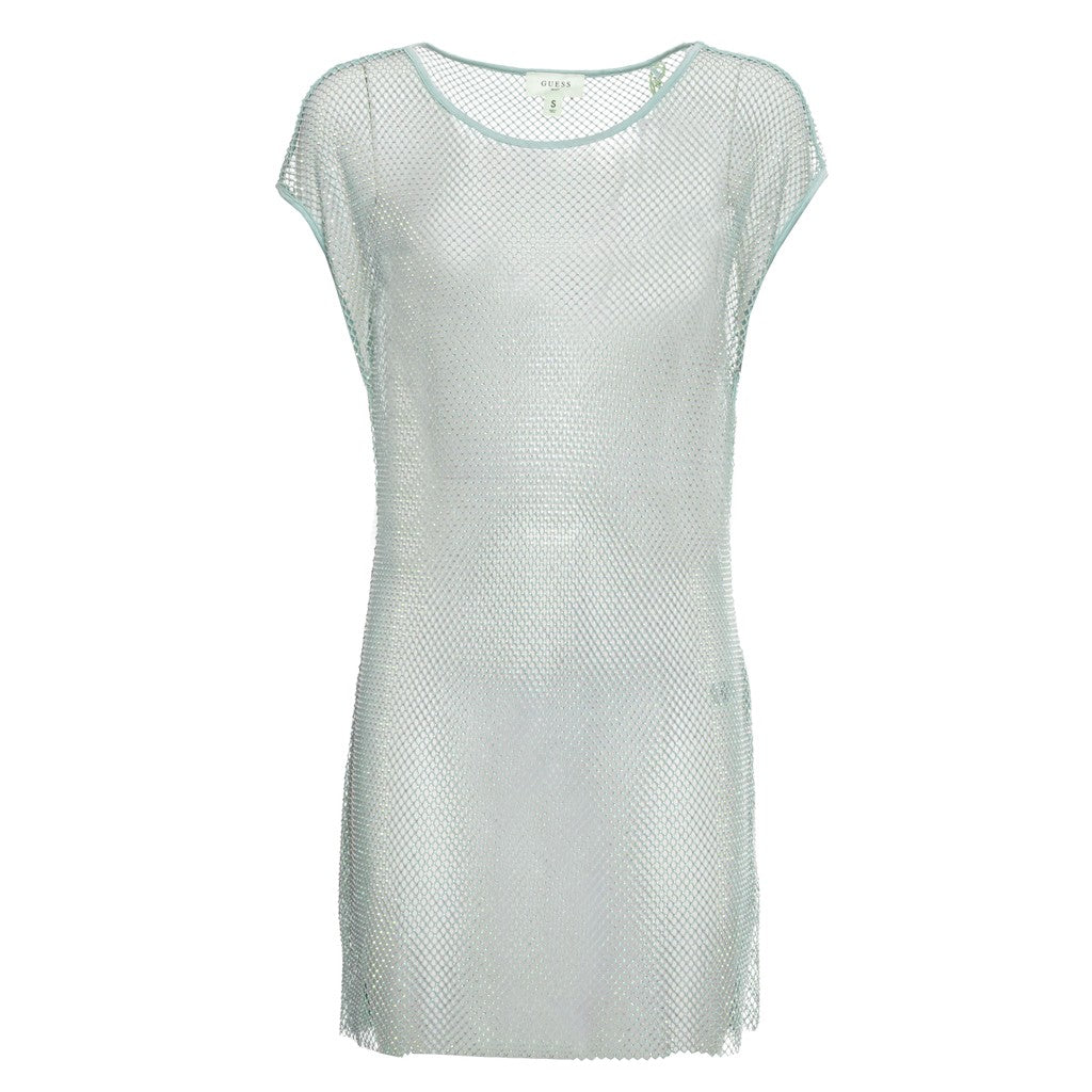 Guess Mouwloze jurk – Mintgroen