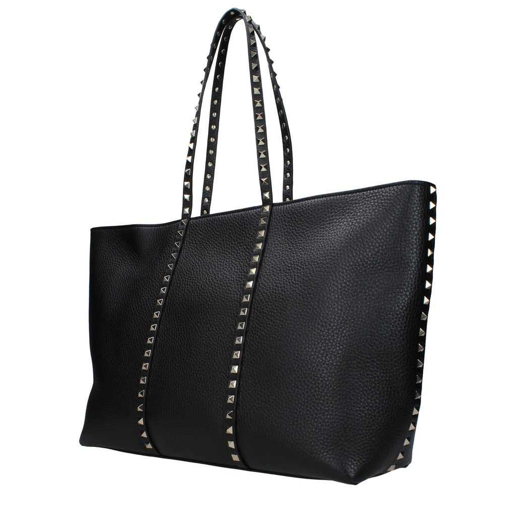 Valentino Garavani Shopper met goudkleurige details – Zwart