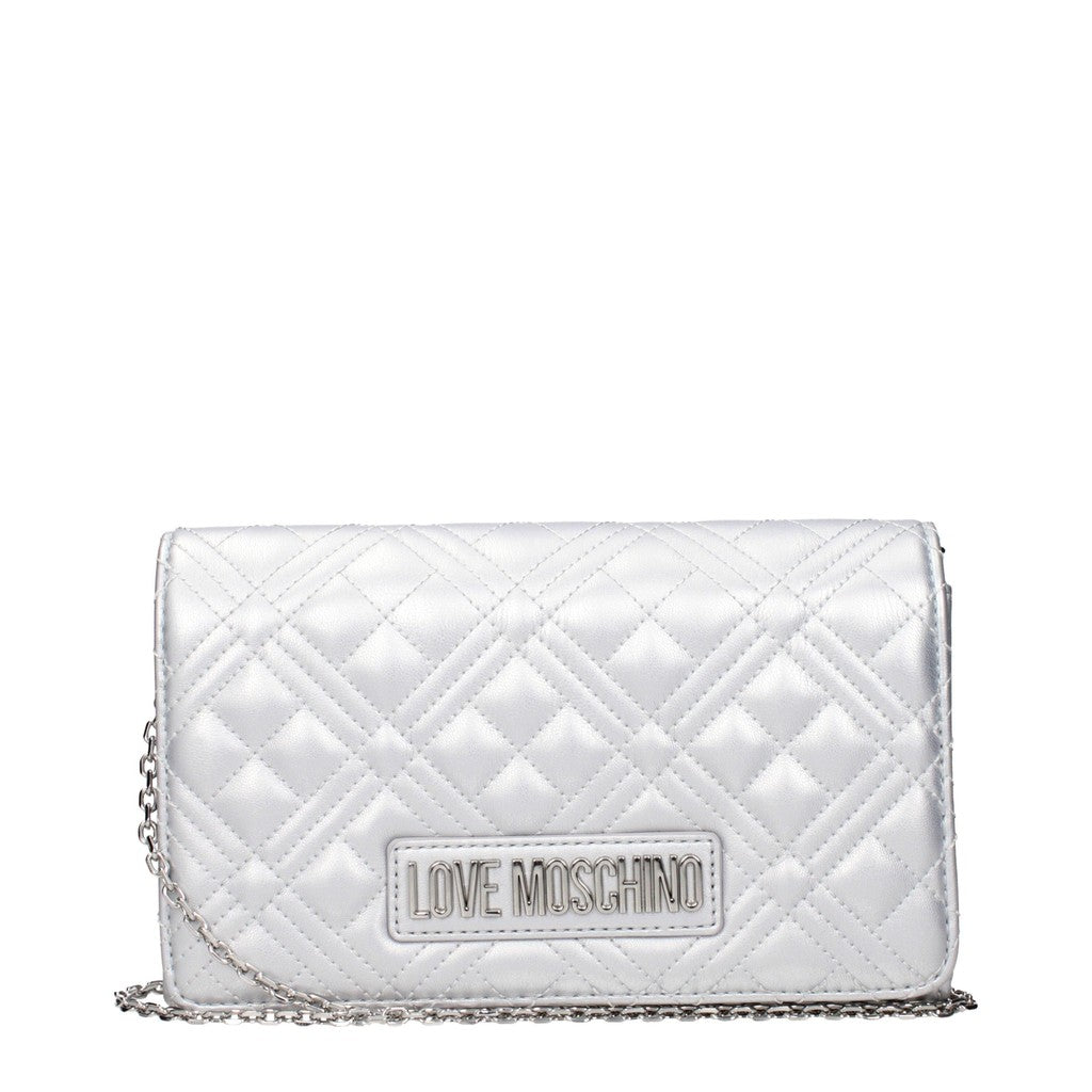 Love Moschino Crossbodytas van polyurethaan – Zilver