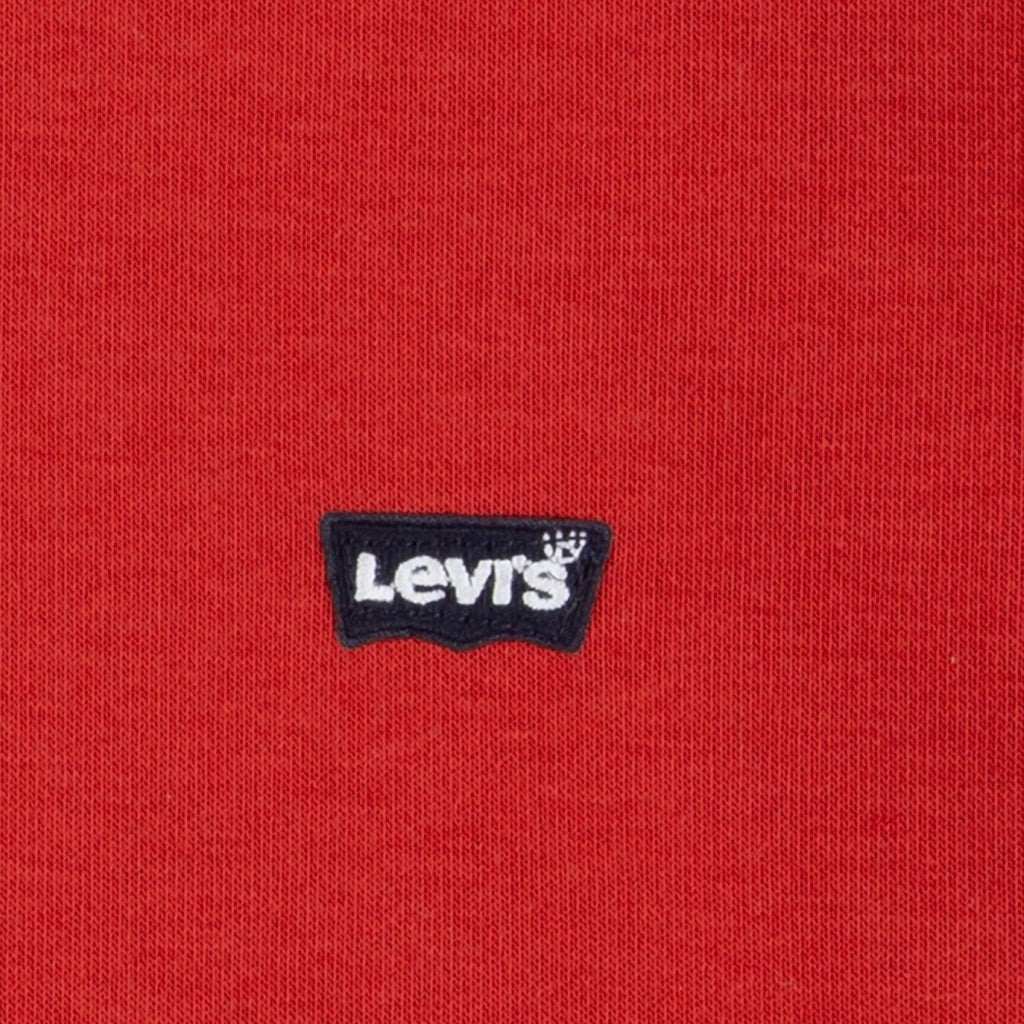 Levi's Kids Batwing Hoodie met geborduurd logo – Rood
