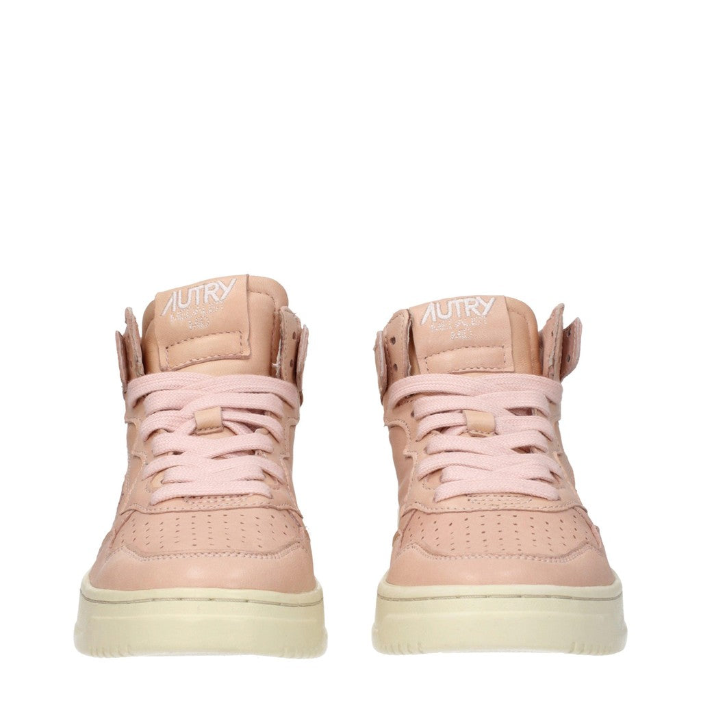 Autry Medalist Sneakers met rubberen zool – Roze / Perzik