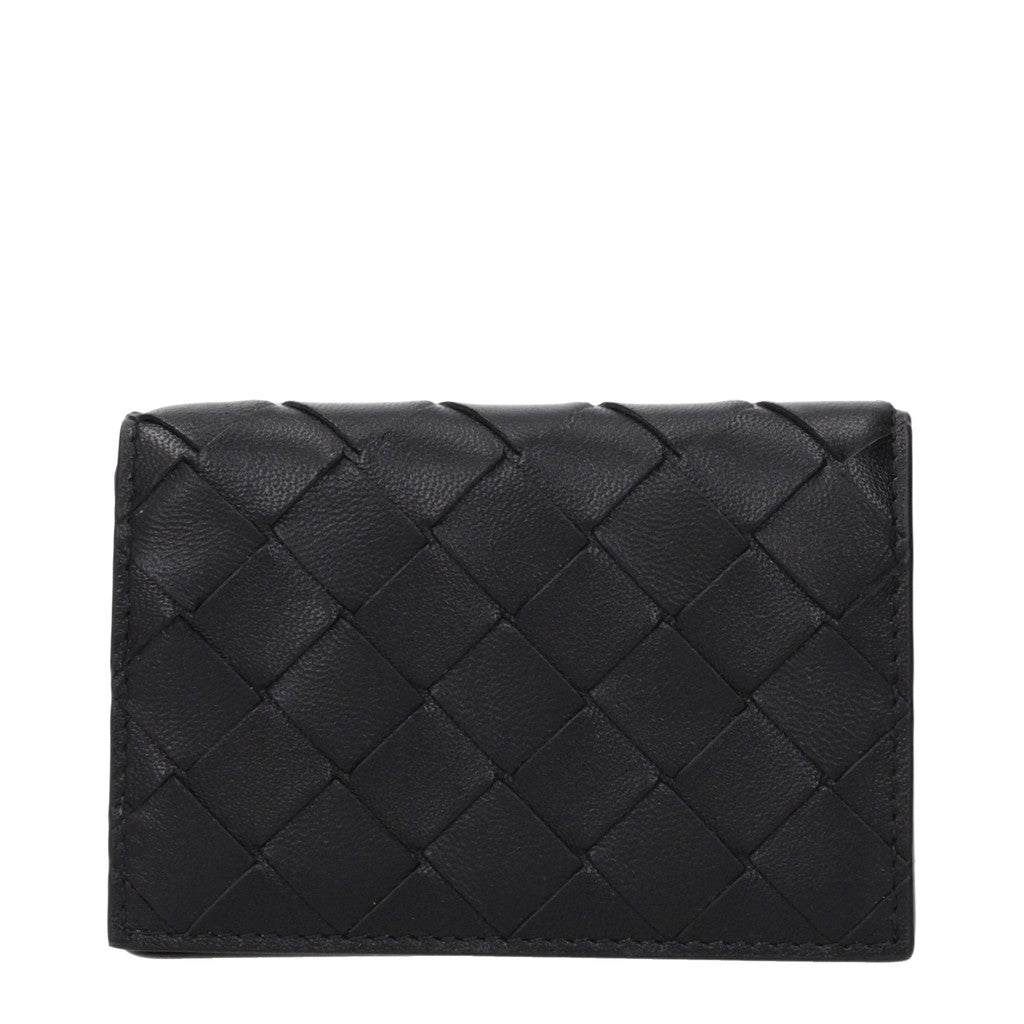 Bottega Veneta Kleine portemonnee – Zwart