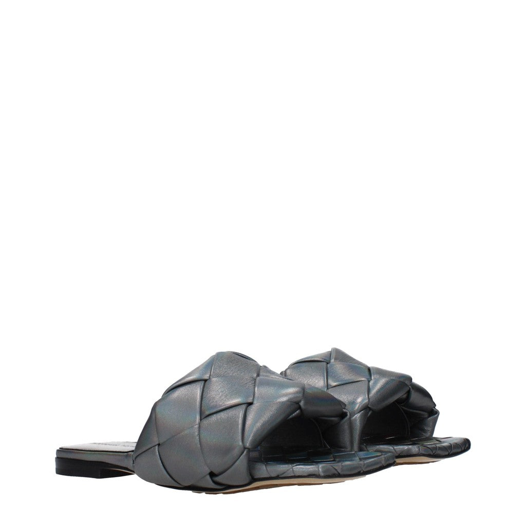 Bottega Veneta Sandalen met open neus – Zilver