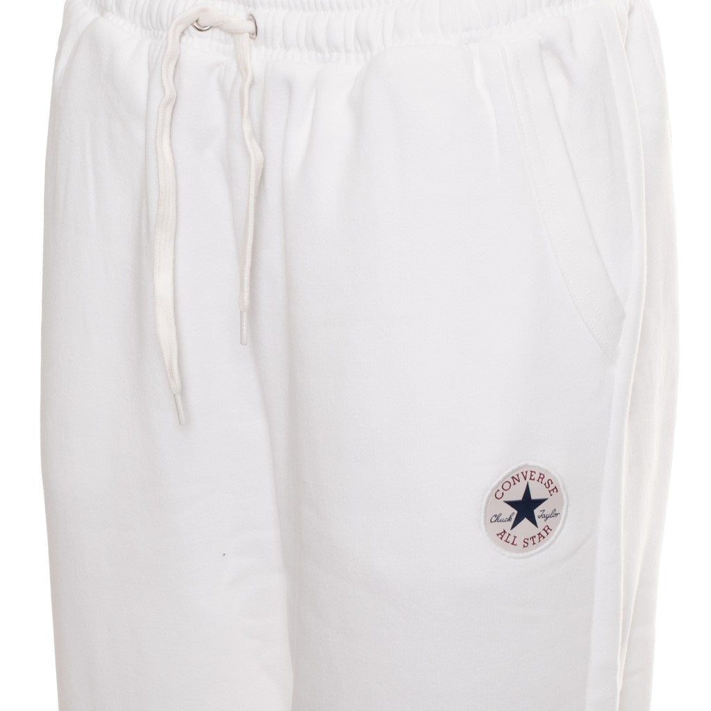 Converse Broek met trekkoord en logo – Wit