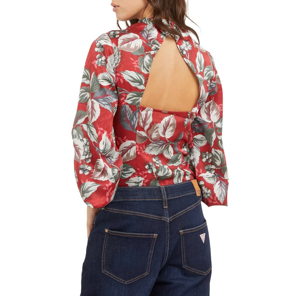 Guess Blouse met bloemendessin en haaksluiting – Meerkleurig