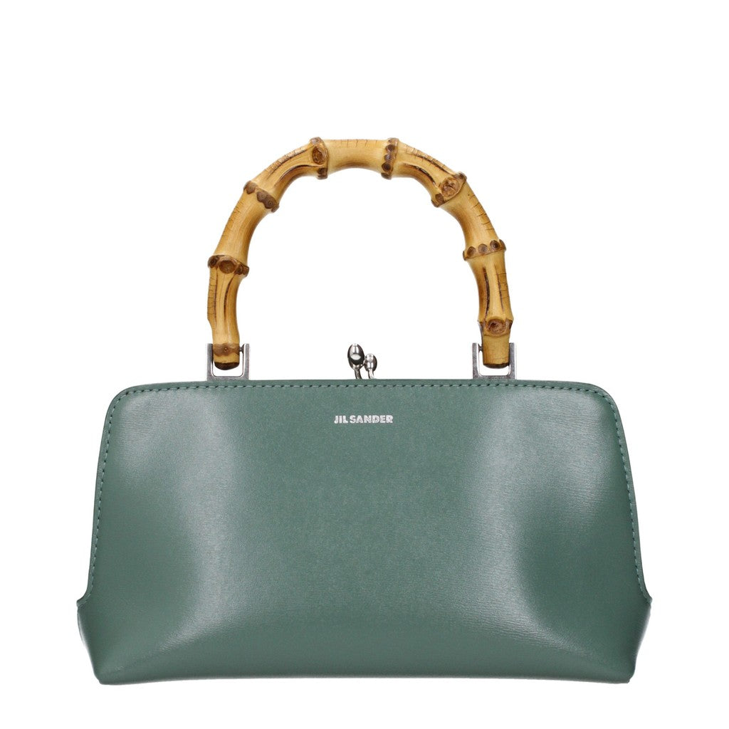 Jil Sander Goji Mini Handtas – Saliegroen