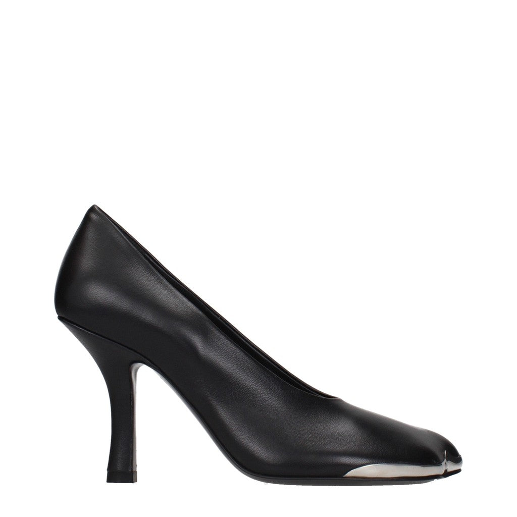 Burberry Pumps met vierkante neus – Zwart