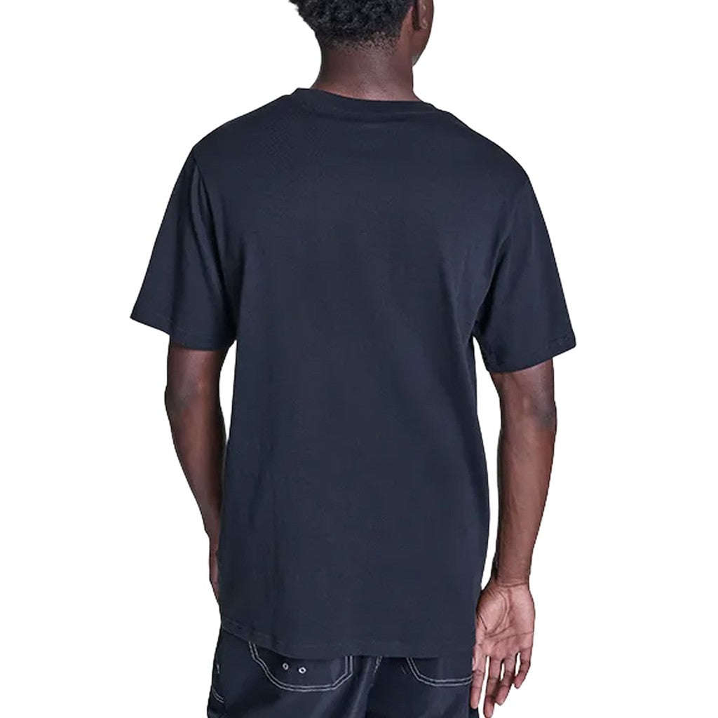 Converse T-shirt met print en bedrukt logo – Zwart