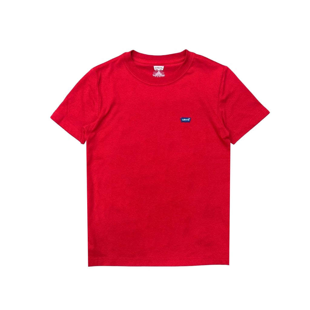 Levi's Kids T-shirt met geborduurd logo – Rood