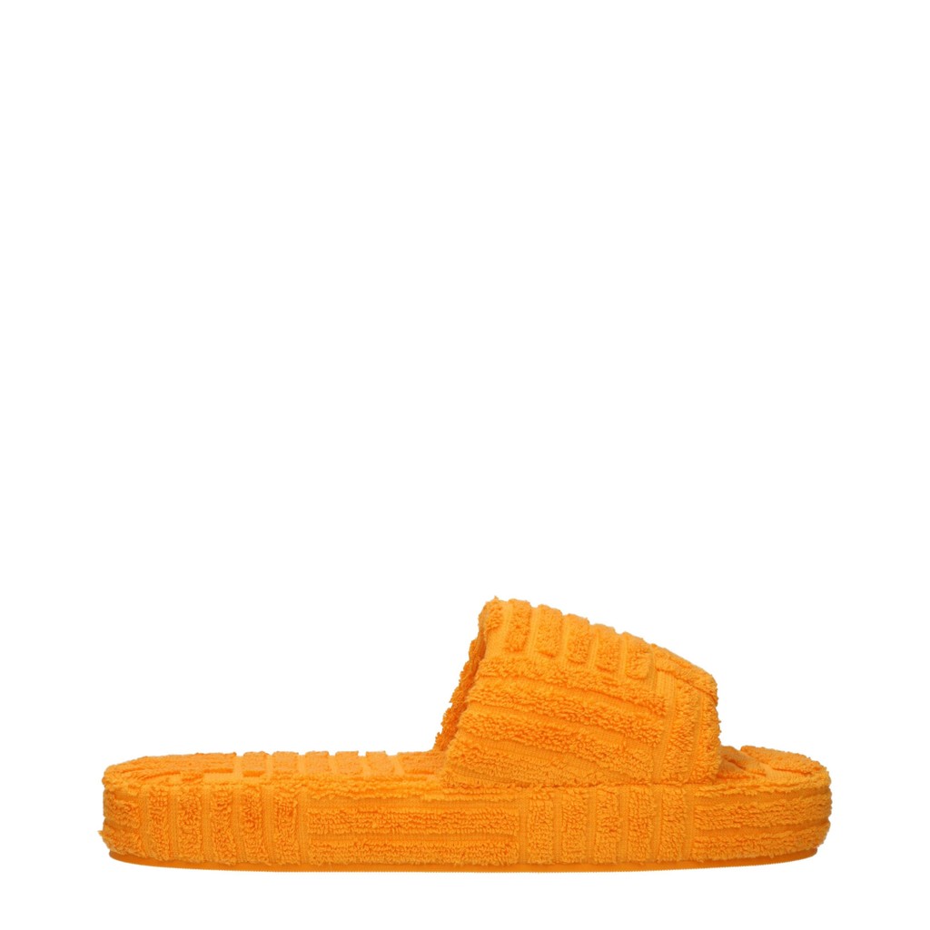 Bottega Veneta Herensandalen met rubberen zool – Oranje