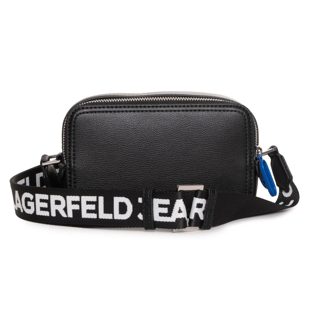 Karl Lagerfeld Kleine crossbodytas met ritssluiting – Zwart