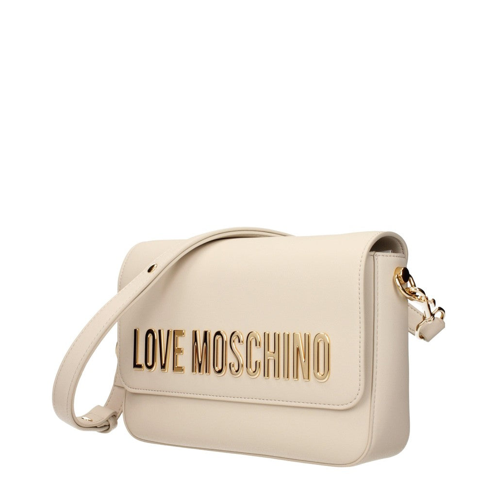 Love Moschino Slanke schoudertas – Ivoor