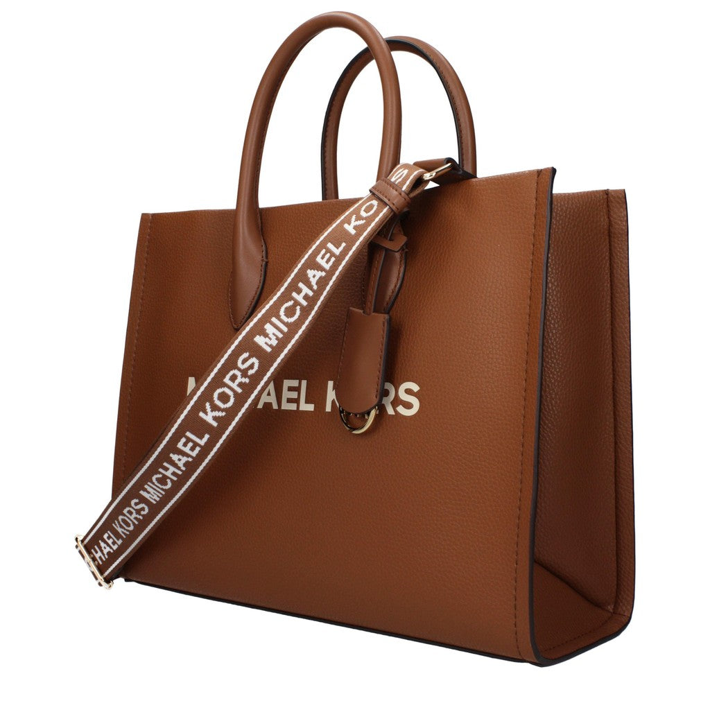 Michael Kors Mirella Shopper met goudkleurige details – Bruin