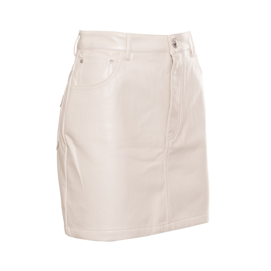Guess Rok met zak en rits- en knoopsluiting – Beige