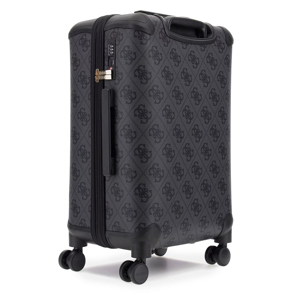 Guess Tweekleurige trolley met ritssluiting – Zwart