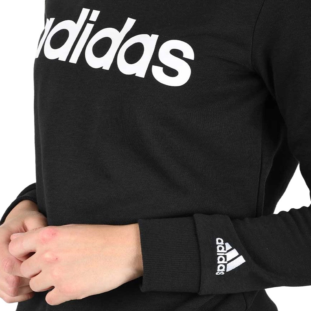Adidas Essentials Logo Sweater – Zwart / Wit