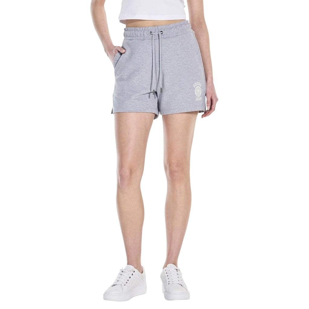 Guess Short met trekkoord en paspelzakken – Grijs