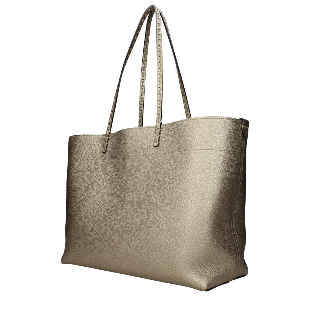 Fendi Roll Shopper Medium – Goud