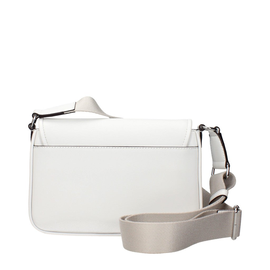 Michael Kors Bradshaw Crossbodytas met magneetknoop – Wit