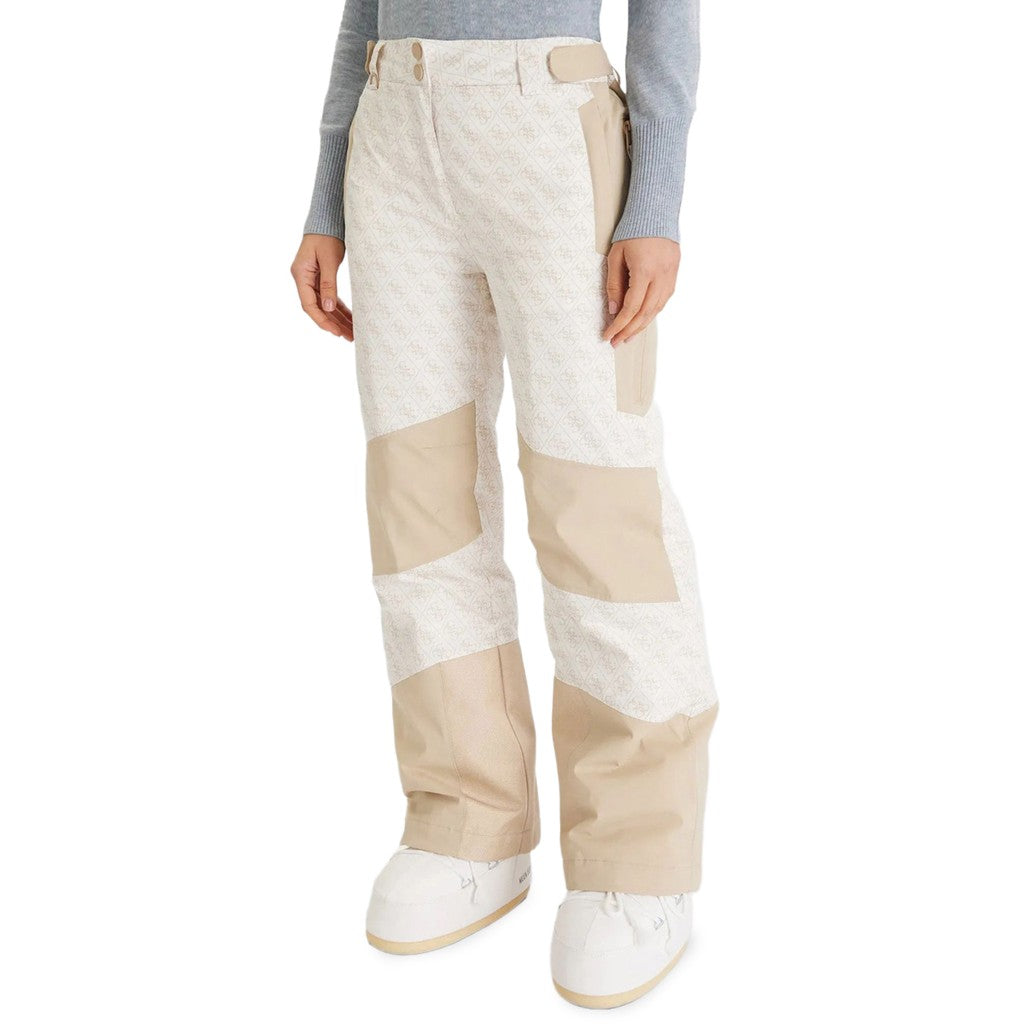 Guess Broek met vier zakken Dames – Crème