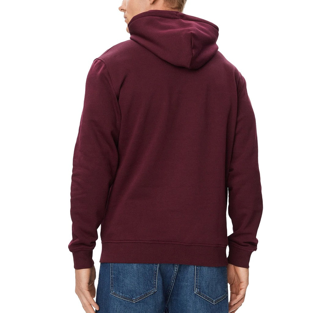 Tommy Jeans Regular Fit Hoodie met fleece binnenkant – Bordeauxrood