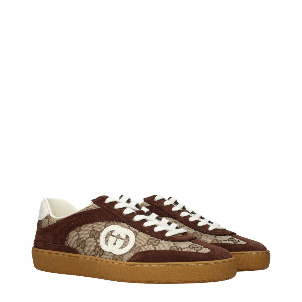 Gucci G75 Sneakers – Beige / Bruin