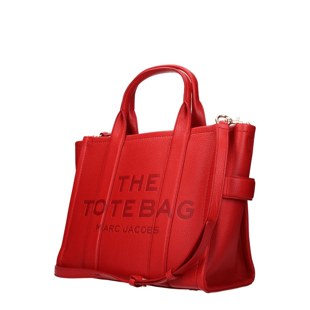 Marc Jacobs The Tote Shopper van leer – Rood