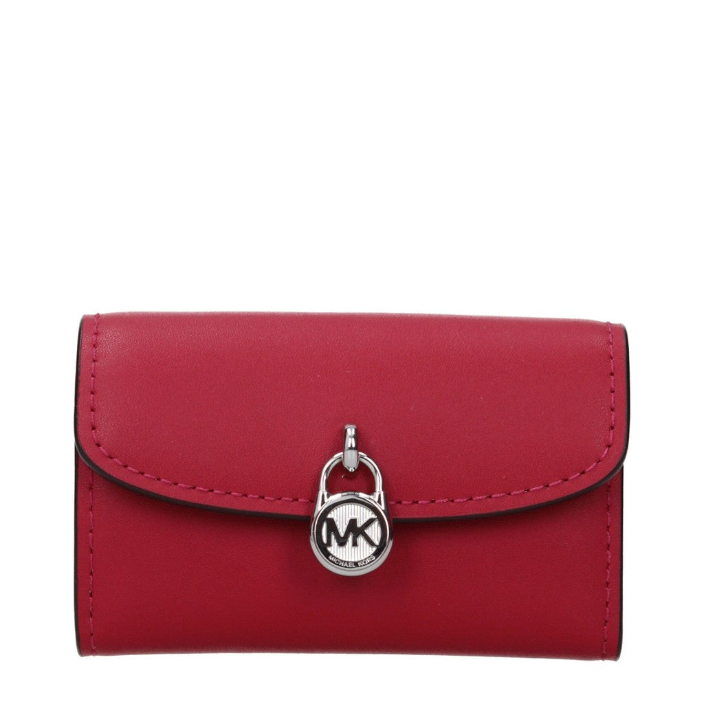 Michael Kors Lyra Portemonnee met drukknoop – Rood