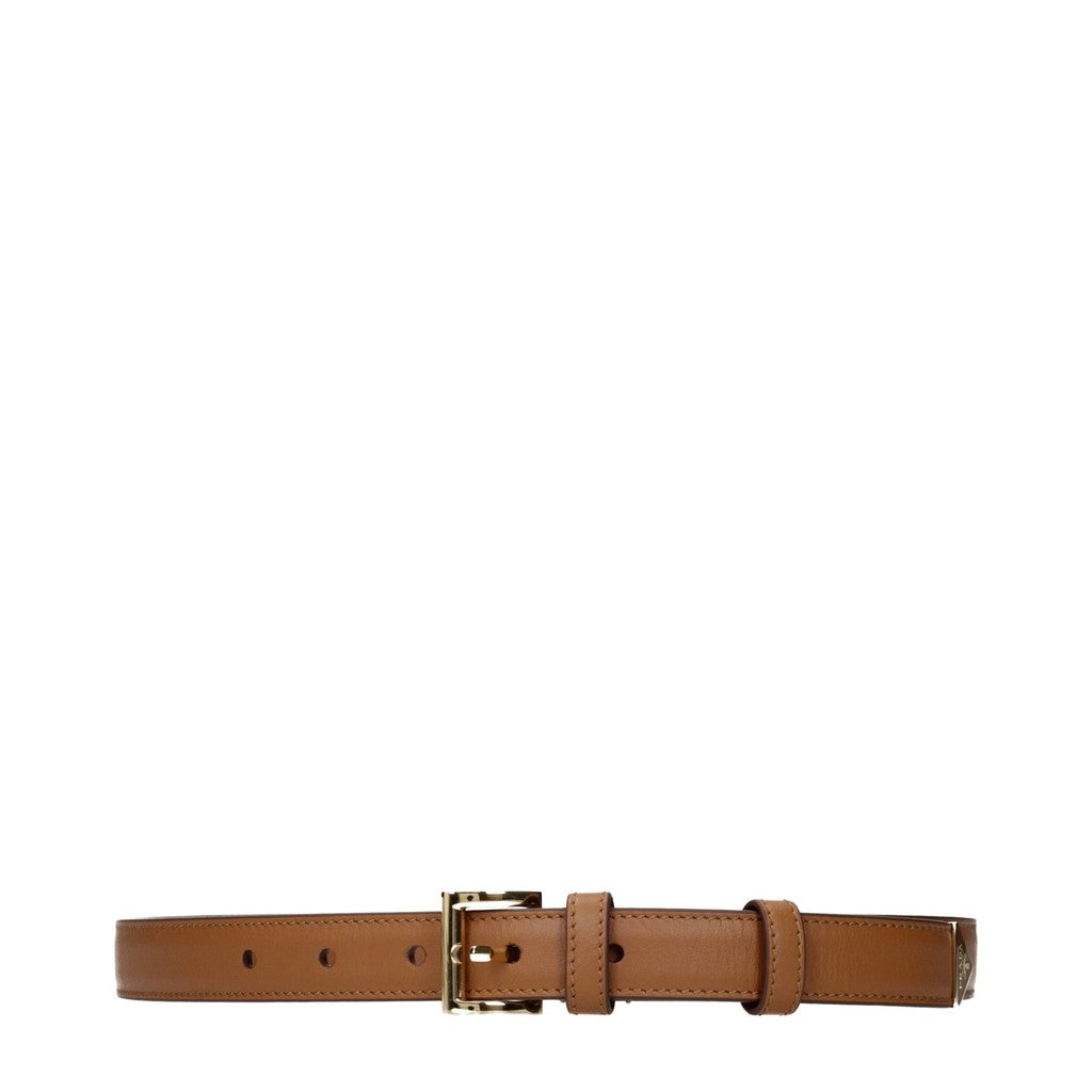 Prada Leren riem – Bruin