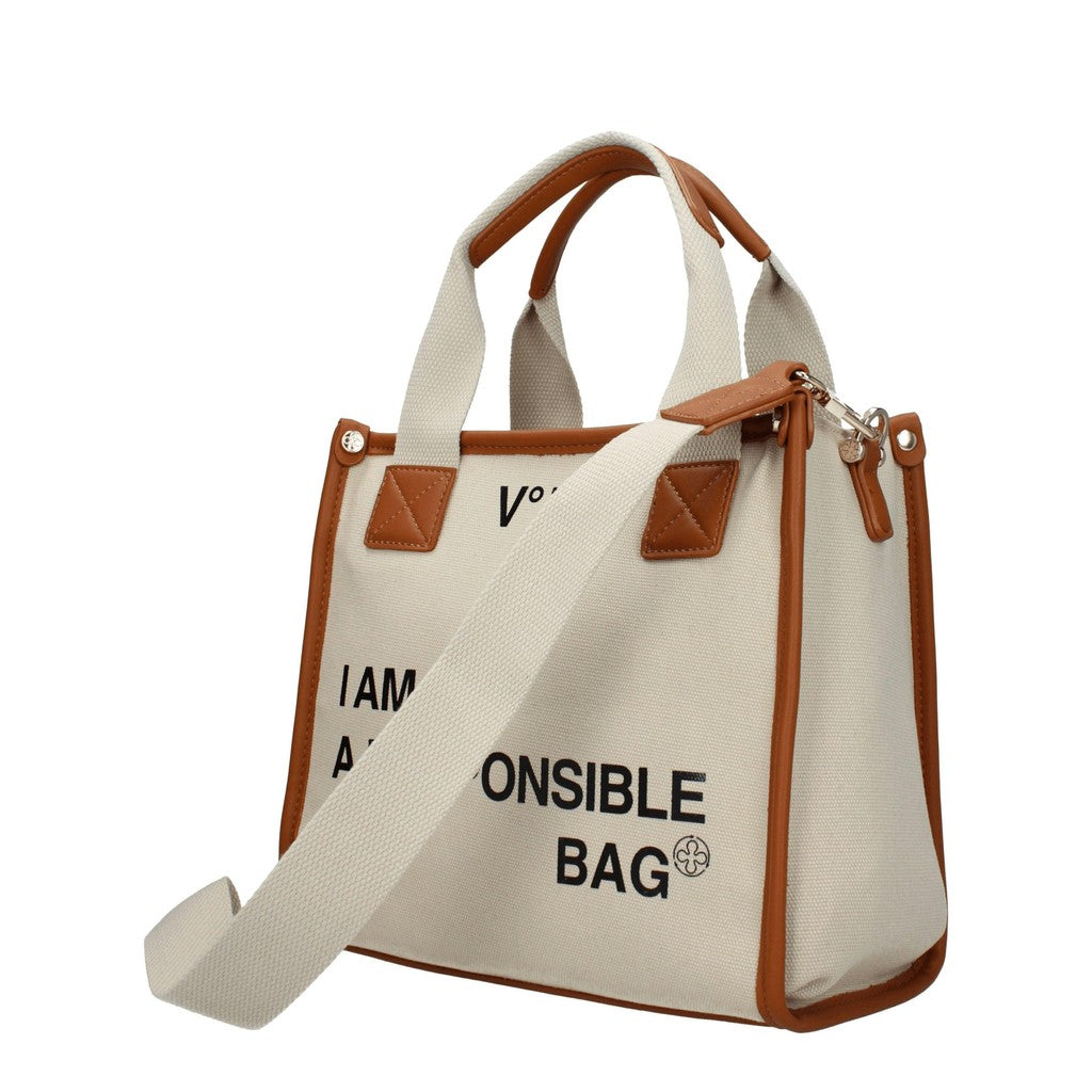 V°73 Responsability Bis Handtas – Beige / Bruin