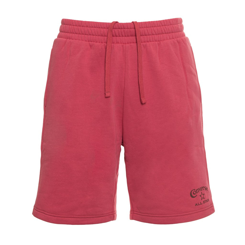 Converse Bermuda short met trekkoord en logo – Rood
