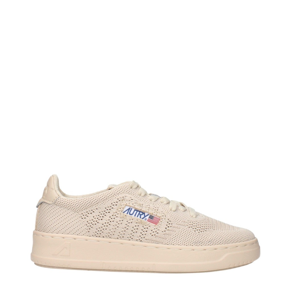 Autry Medalist Easeknit Sneakers – Beige / Wit