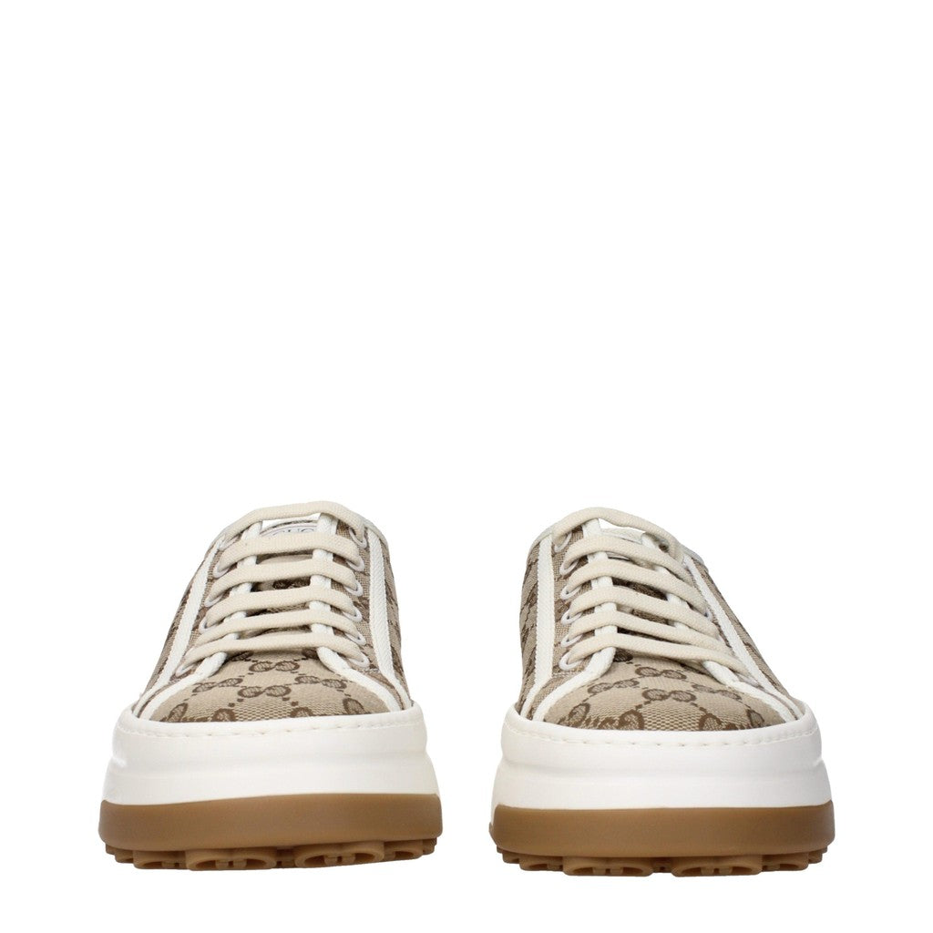 Gucci GG canvas Sneakers – Beige