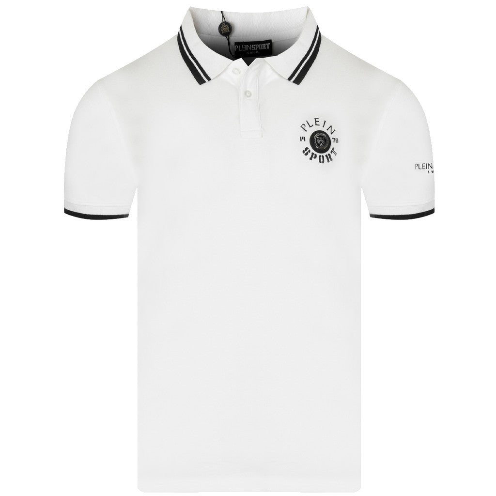 Philipp Plein Tiger Flame Polo – Wit