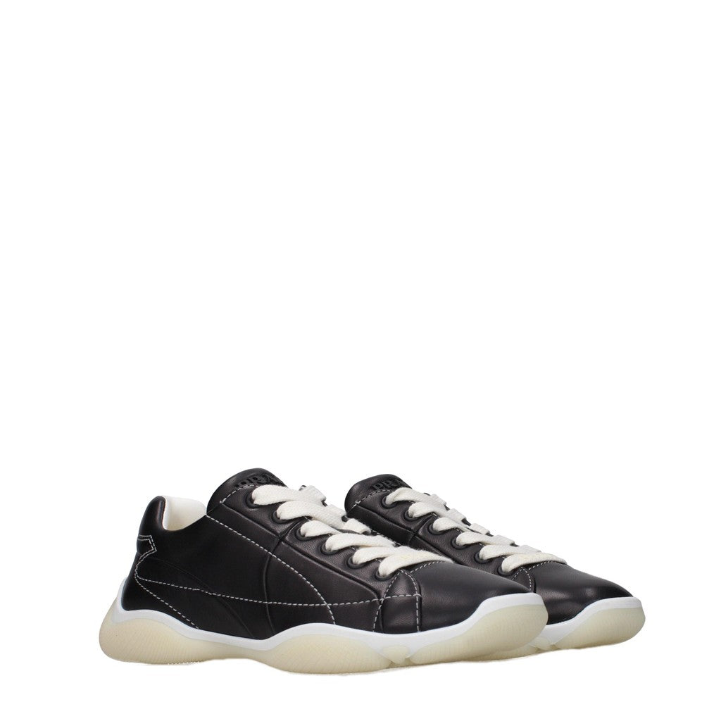 Prada Nappaleren sneakers – Zwart