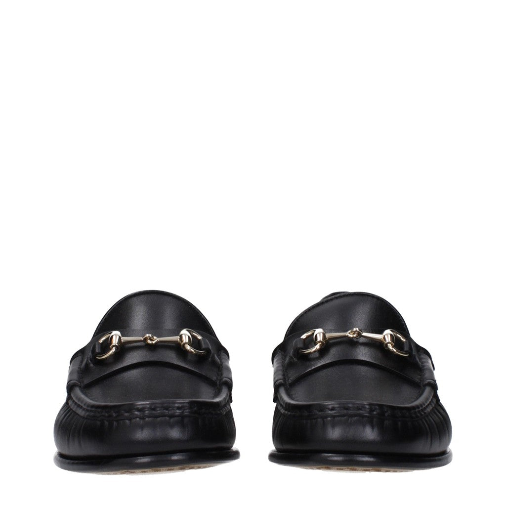 Gucci Damesloafers met leren zool – Zwart